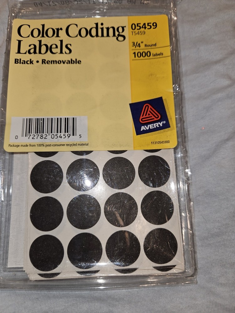 Over 5000 Color Coding Labels Crafts Or Garage Sale