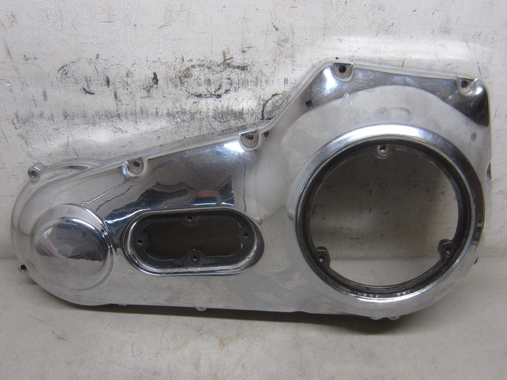 Harley '89-'93 FXST, FLST, FXD chrome outer primary, good shape, used #4246
