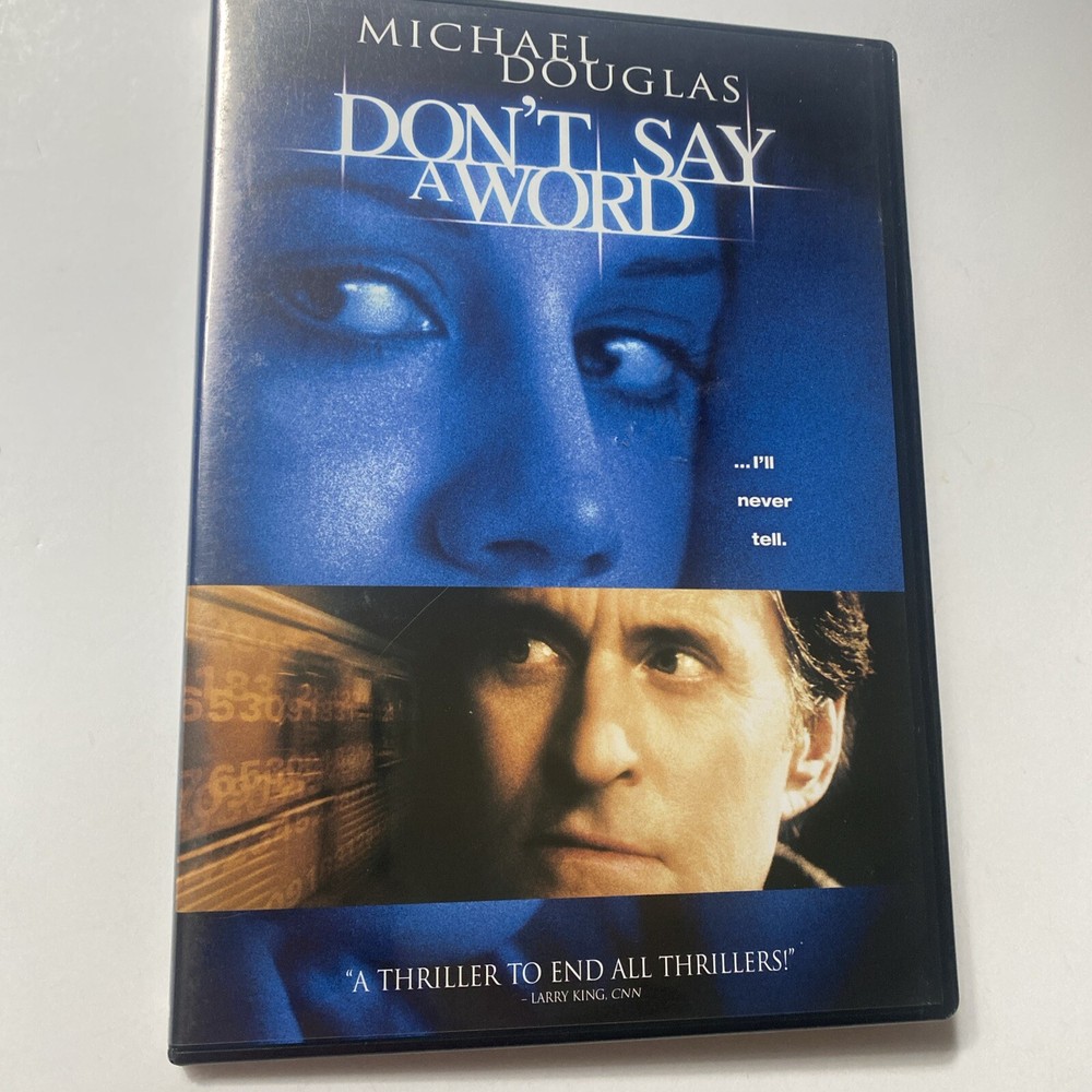 2001 Don't Say a Word Michael Douglas DVD