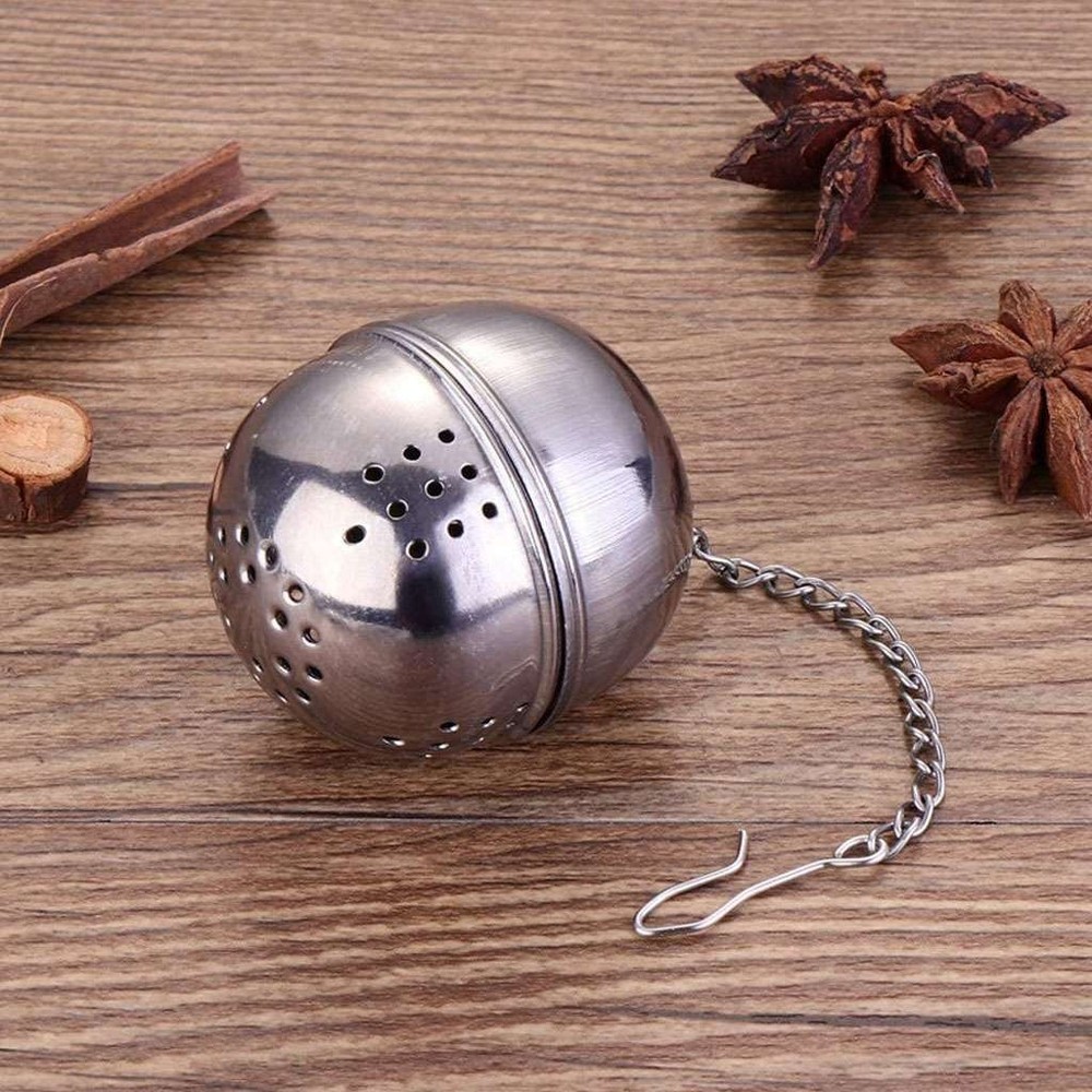 3 Pcs Tea Infuser Ball Mesh Loose Leaf Strainer Stainless Steel Secure Locking