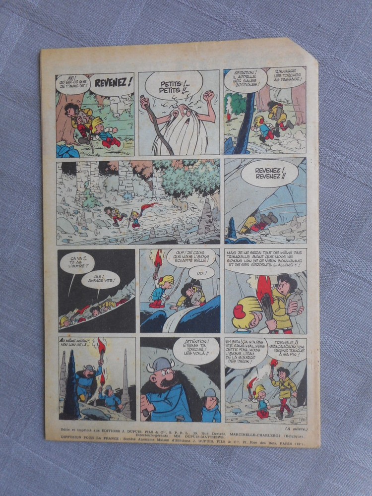 Spirou Weekly No. 966 1956 Correct Condition Without More