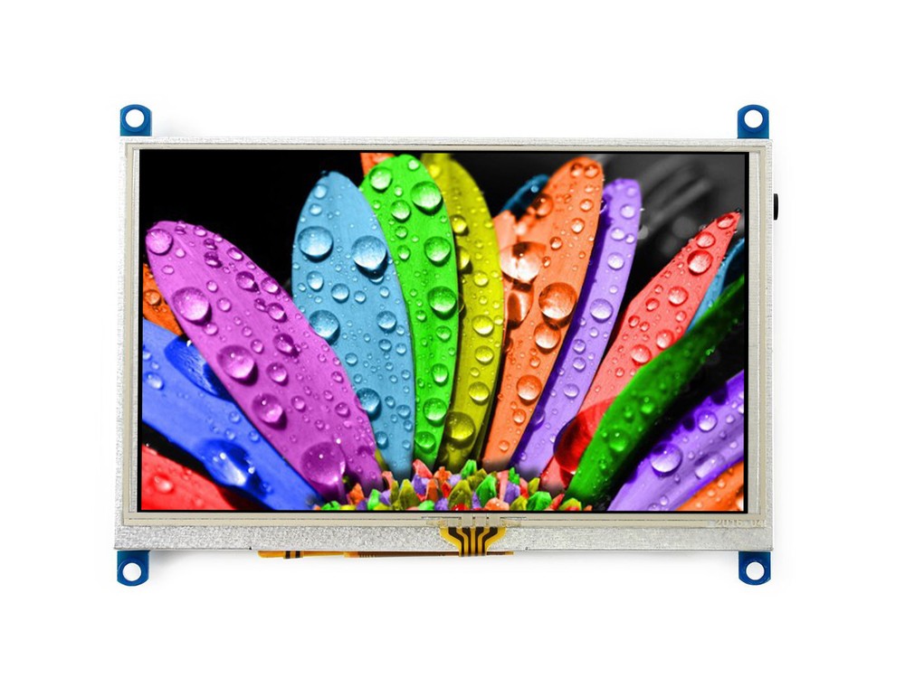 Waveshare 800x480 5inch Resistive Touch Screen LCD for Raspberry Pi 4B/3B+/3B