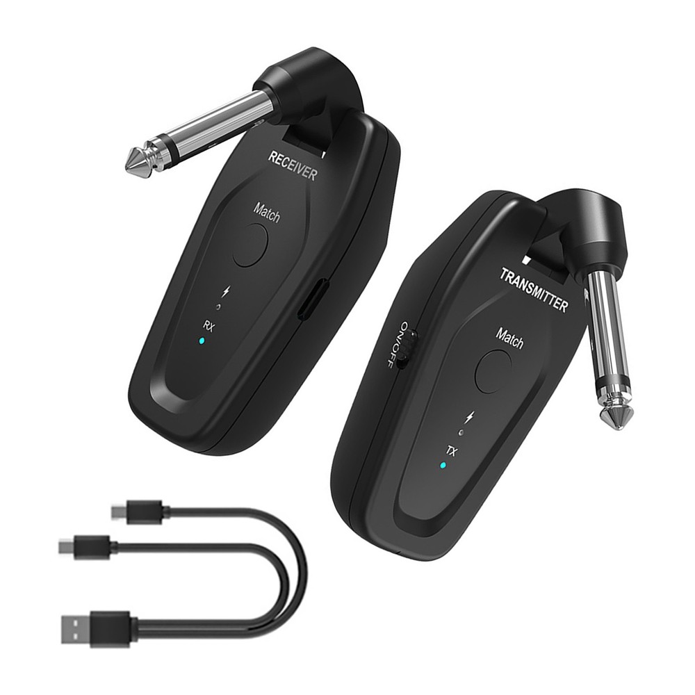 Professional UHF Wireless Guitar System Transmitter Receiver Audio Accessories