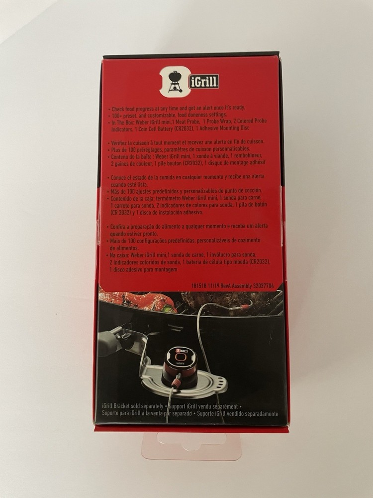 Weber iGrill Mini Digital Bluetooth Thermometer – Brand New In Box