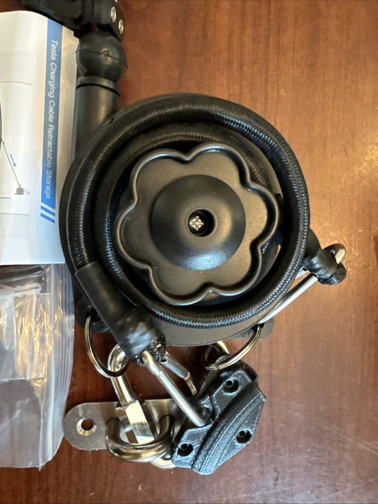 EV Overhead Retractable Organizer Management System for Tesla Adjustable Tension