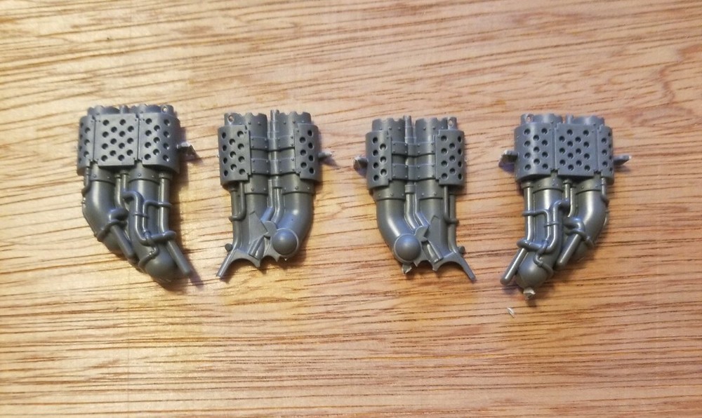 Warhammer 40k Imperial Knight Exhaust Bits