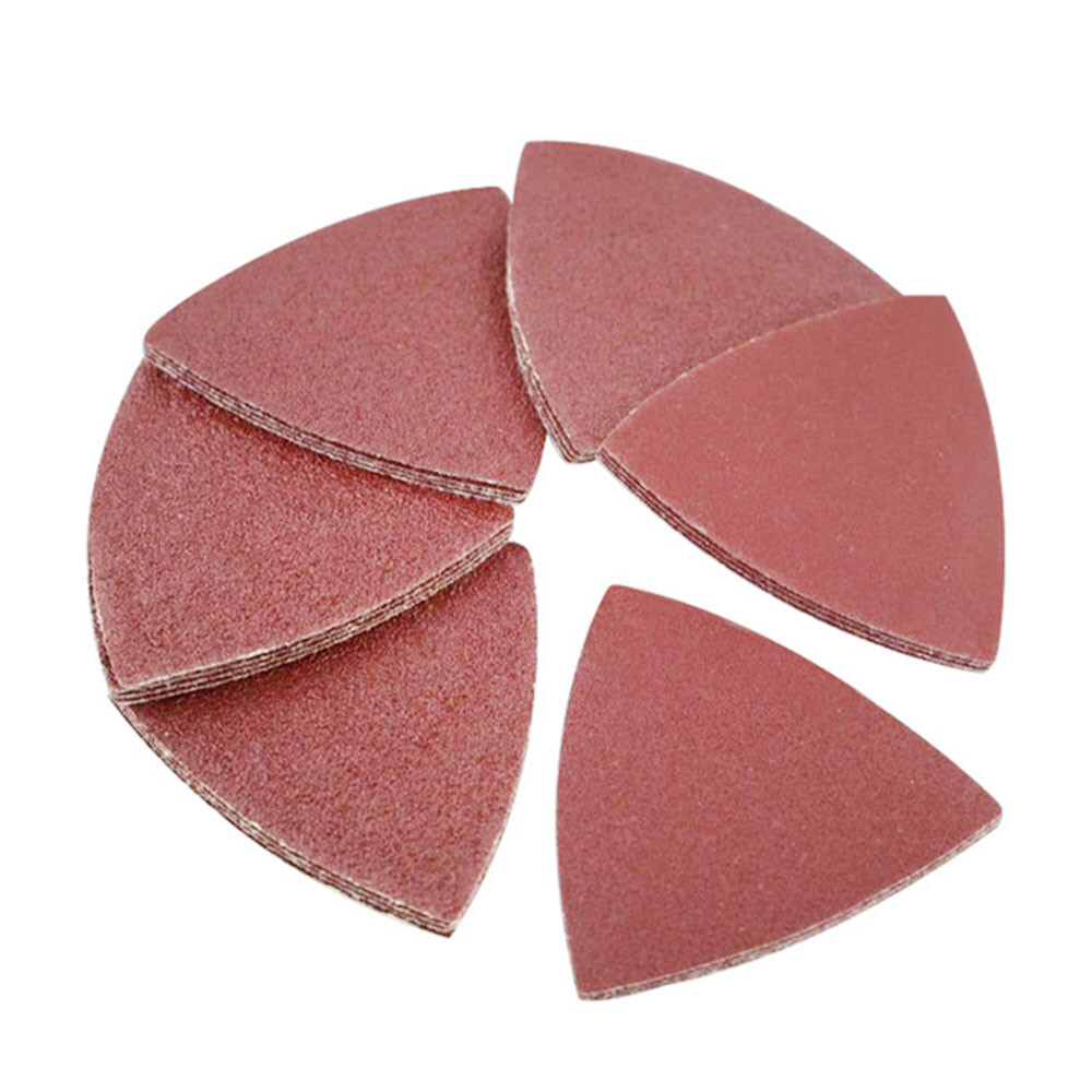 Multi Tool Triangular Sanding Pad Papers 40 60 - 200 Grit 80x80x80mm Sandpaper