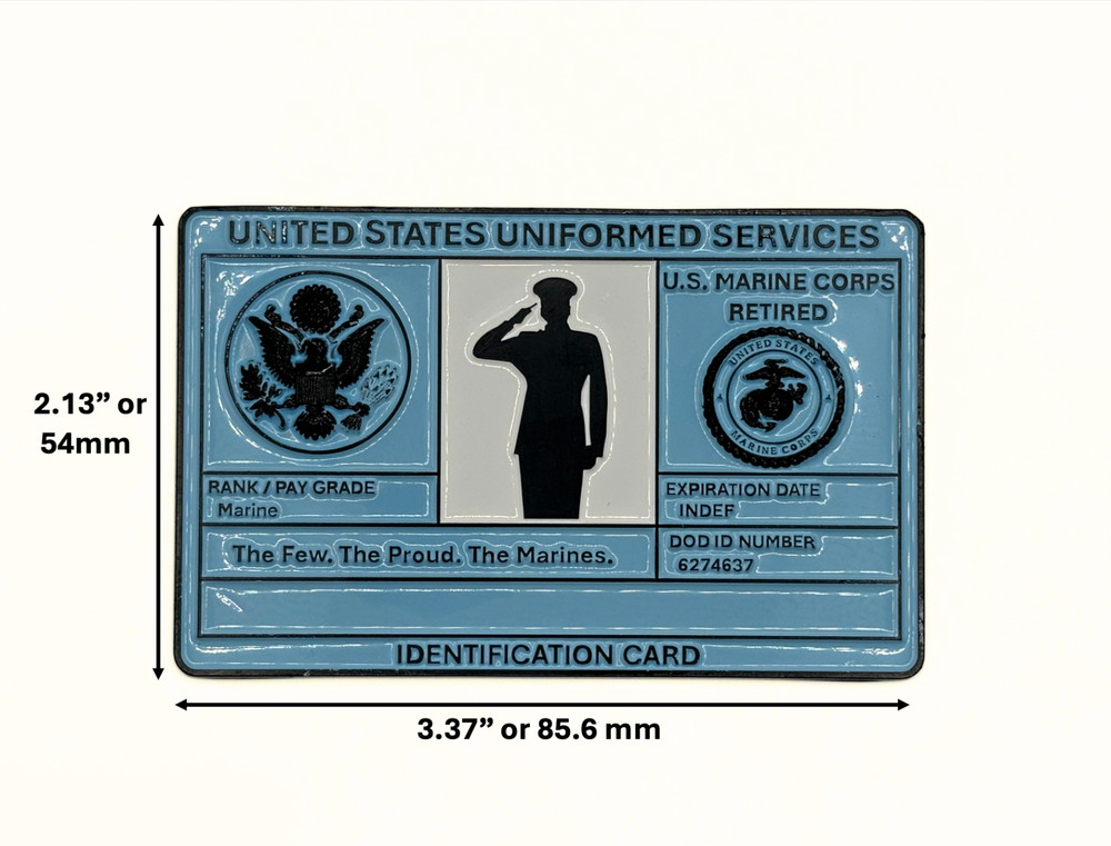 Marine Retired Challenge Coin