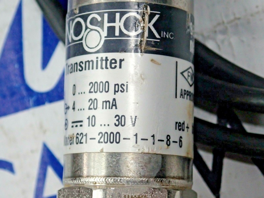 NOSHOK 621-2000-1-1-8-6 EXPLOSIONPROOF TRANSMITTER 0-2000 PSI