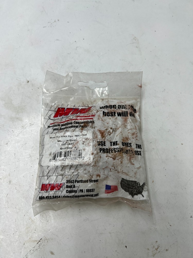 BAG OF 5-MAXWELD DIFFUSER HEAD ASSEMBLY THREADED, SZ 400 A, BRASS MW4435