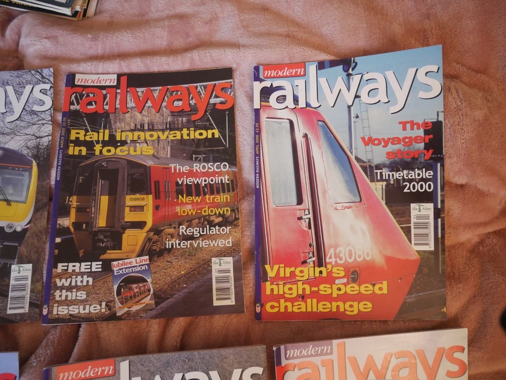 Modern Railways magazine x 12, year 2000 complete