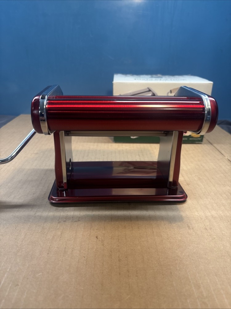 Fantes RED Manual Pasta Machine #12002 9 Thickness Settings