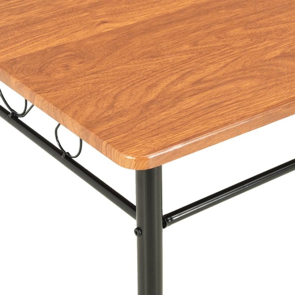 Dining Table Kitchen Breakfast Table Dining Room Dinner Table Brown MDF vidaXL