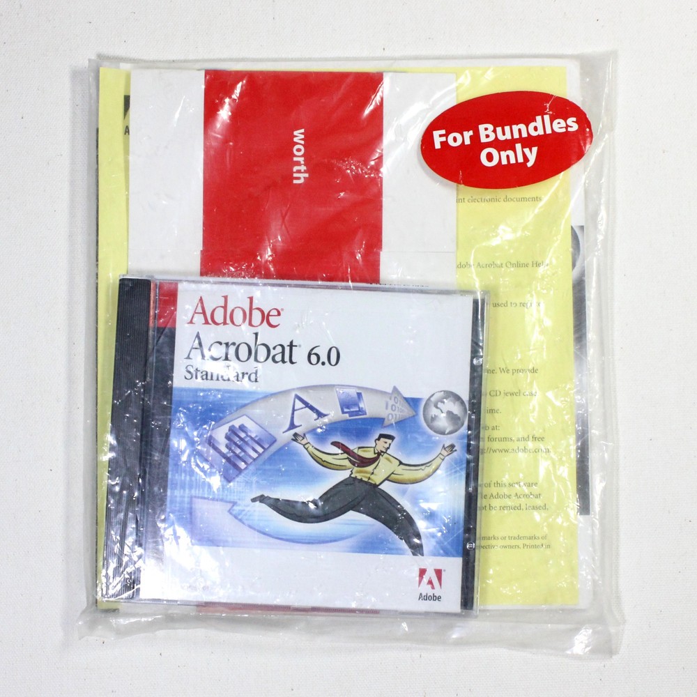 Adobe Acrobat 6.0 Standard For Windows (2003) New Sealed