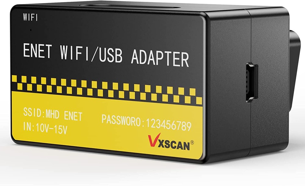 OBD ENET WIFI/USB Adapter DOIP F/G-serie with BimmerCode E-SYS Bootmod3 Ethernet