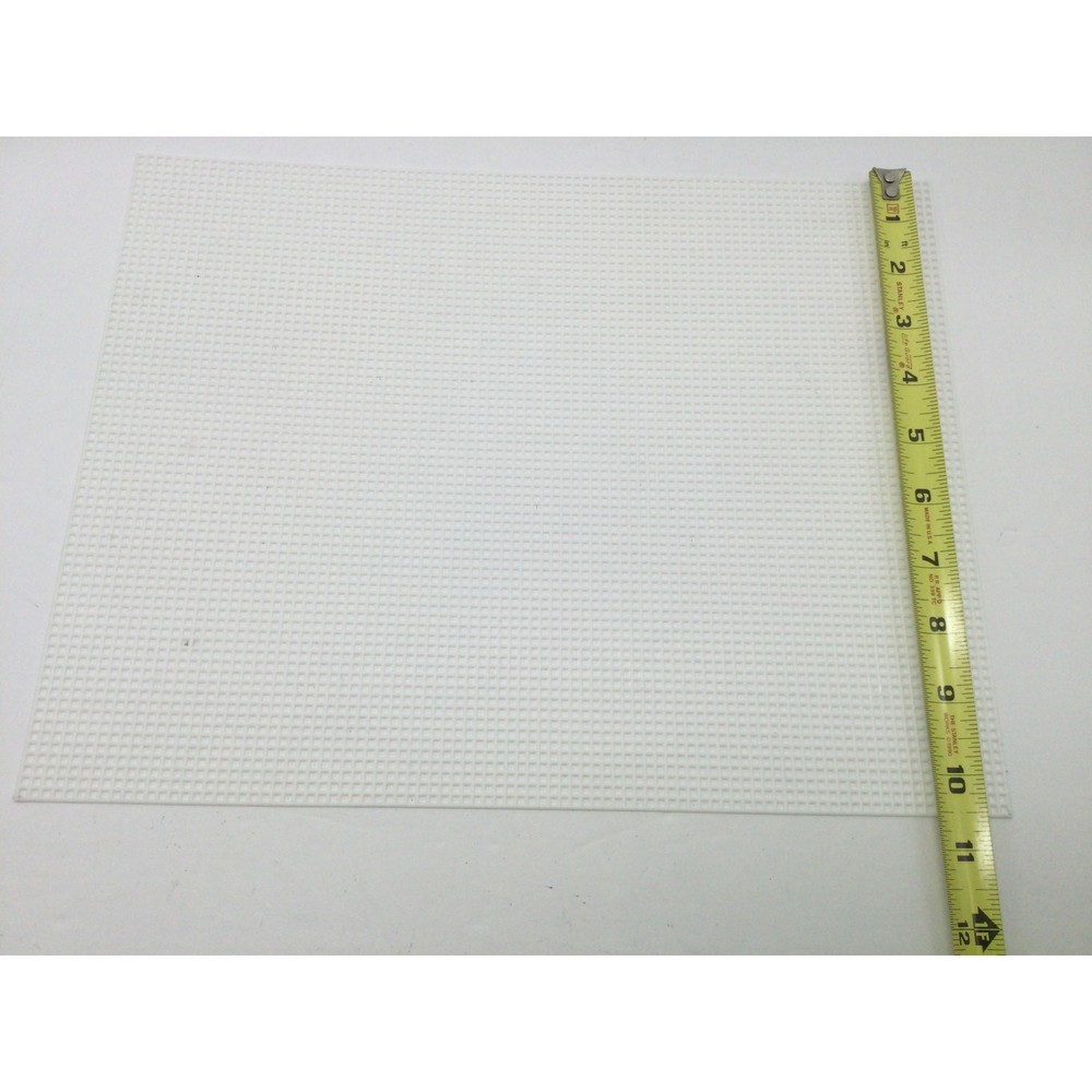 Needlepoint Plastic Canvas Sheet Scraps Destash Lot