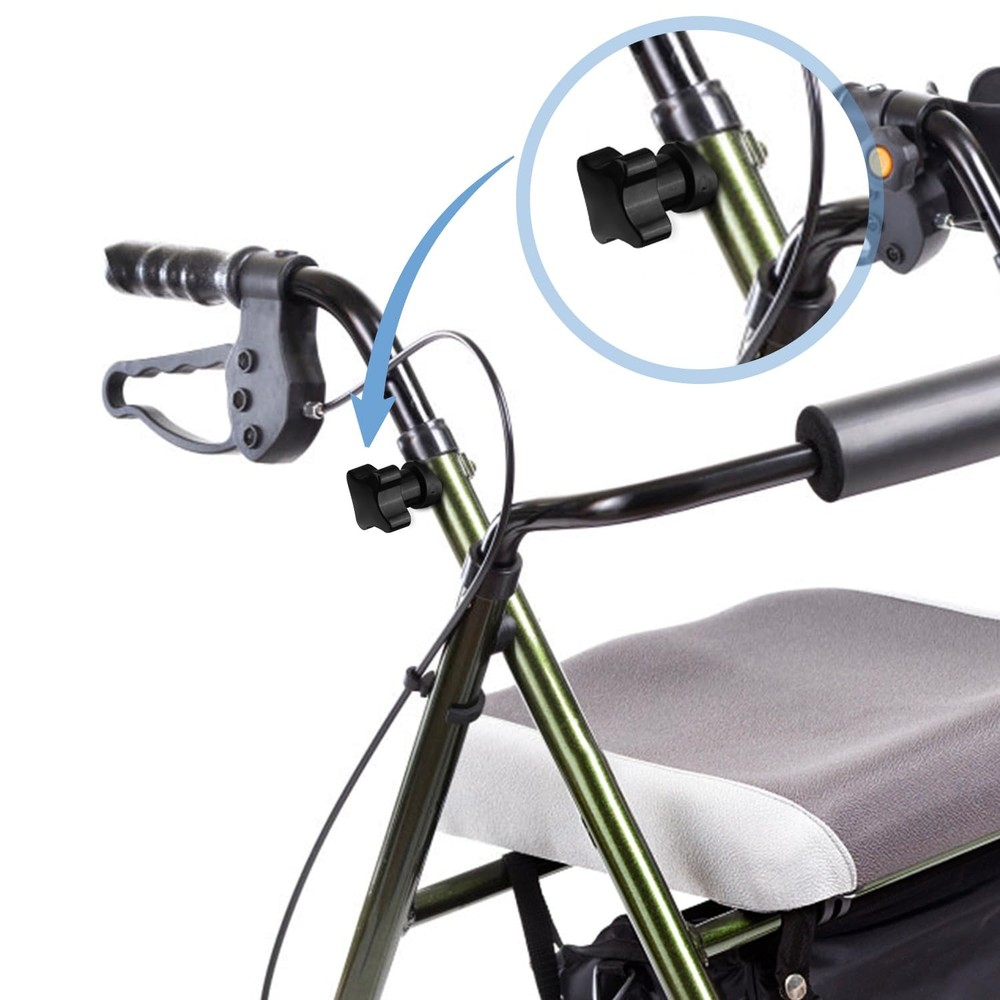 2 Sets Rollator Walker Replacement Knobs Comfortable Replacement Arm Adjustment