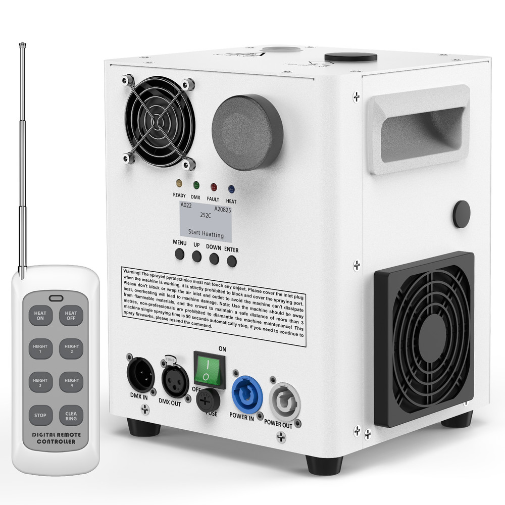 1200W Cold Spark Machine Stage Effect Firework Machine DMX Event Party Wedding