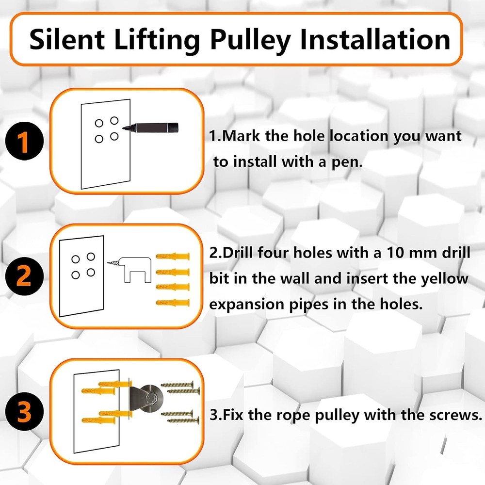 Versatile Stainless Steel Single Pulley Block - Easy Install for DIY Projects
