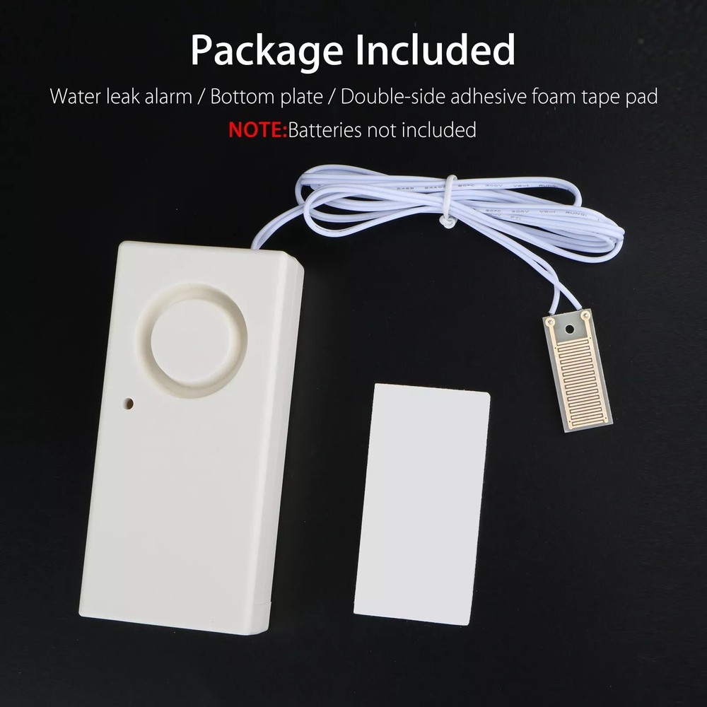 Easy To Remove Water Leak Alarm Flood Level Overflow Detector Sensor