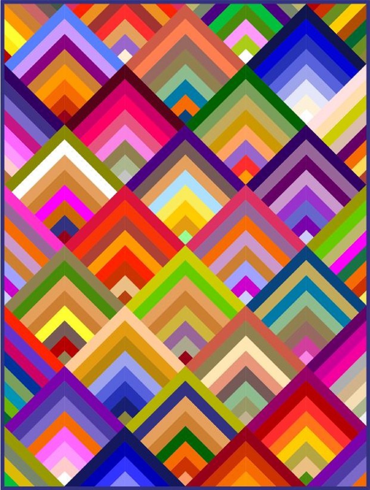 IRRATIONAL - Patchwork Quilt Pattern By Quilt-Addicts