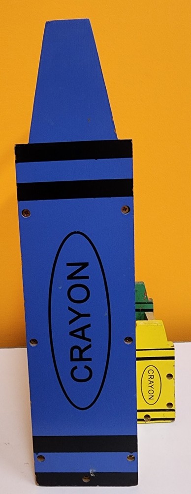 Solid Wooden Crayon/Coloring Book Holder Carrier Nice