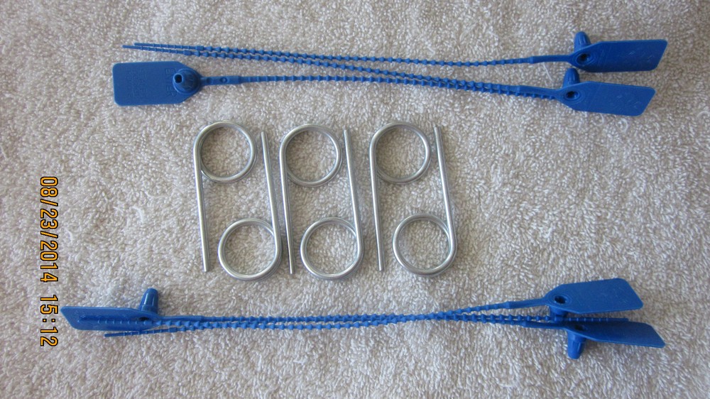 🔥🧯6-FIRE EXTINGUISHER TAMPER FLAG SEALS & 6-FIRE EXTINGUISHER SAFETY PULL PINS