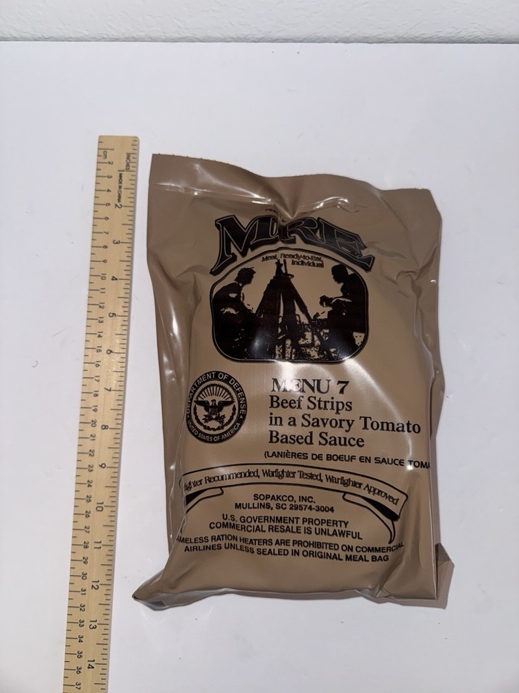 MILITARY MRE BEEF STRIPS