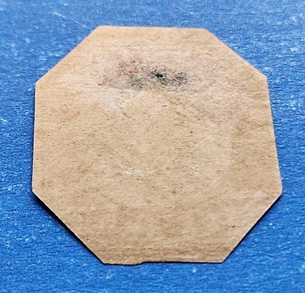 India Stamp, Scott 6 Used Cut to shape with a Thin