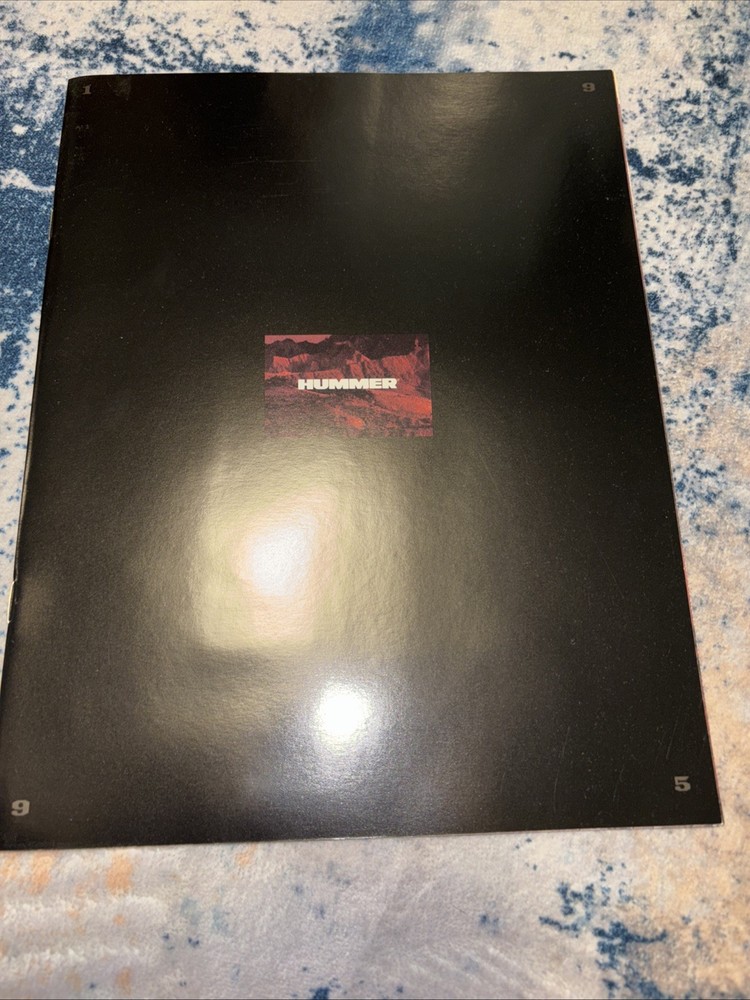 Original 1995 Hummer Sales Brochure Catalog