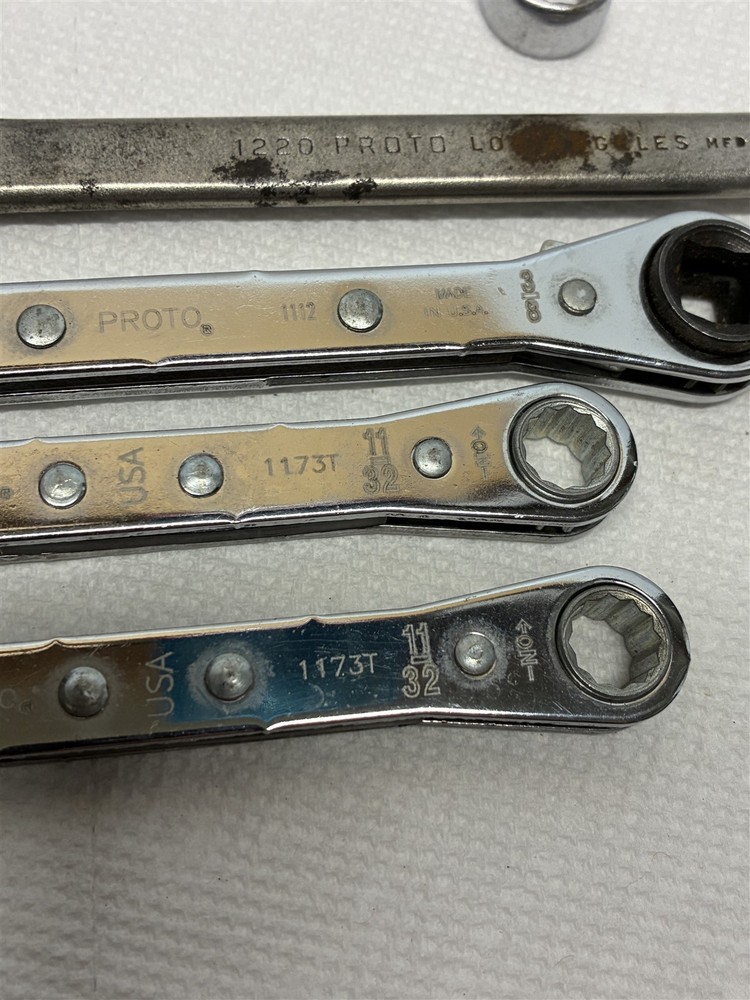 Lot Set of Proto Tools Various Wrenches