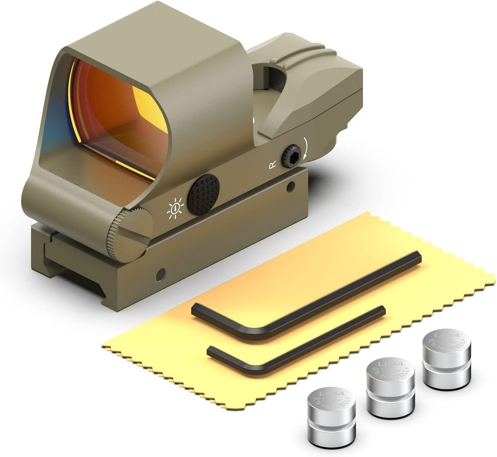 Feyachi RS-30, RS-60, RS-61 Reflex Sight, Multiple Reticle System