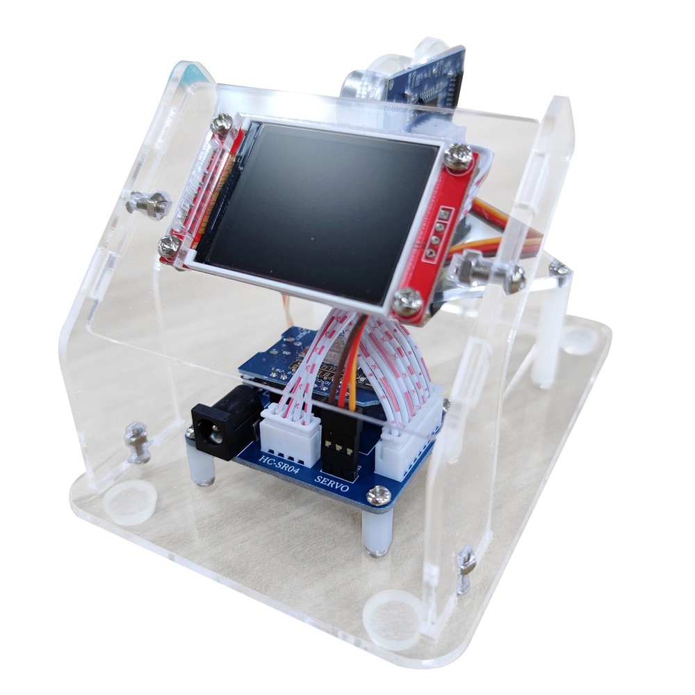 Mini Ultrasonic Radar Screen Display & 1M Motor Range for Arduino Starter Kit