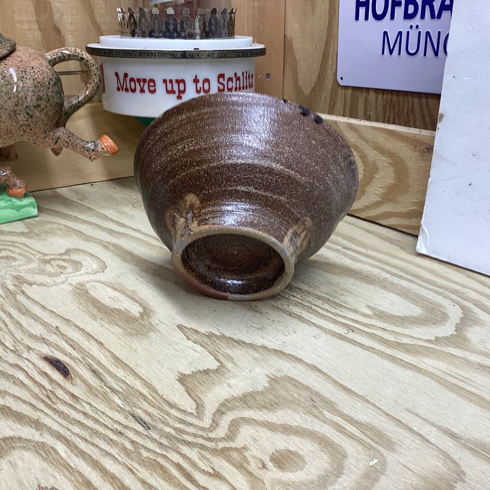 MAZE HILL ~STUDIO POTTERY~6” FOOTED BOWL~EUC!!