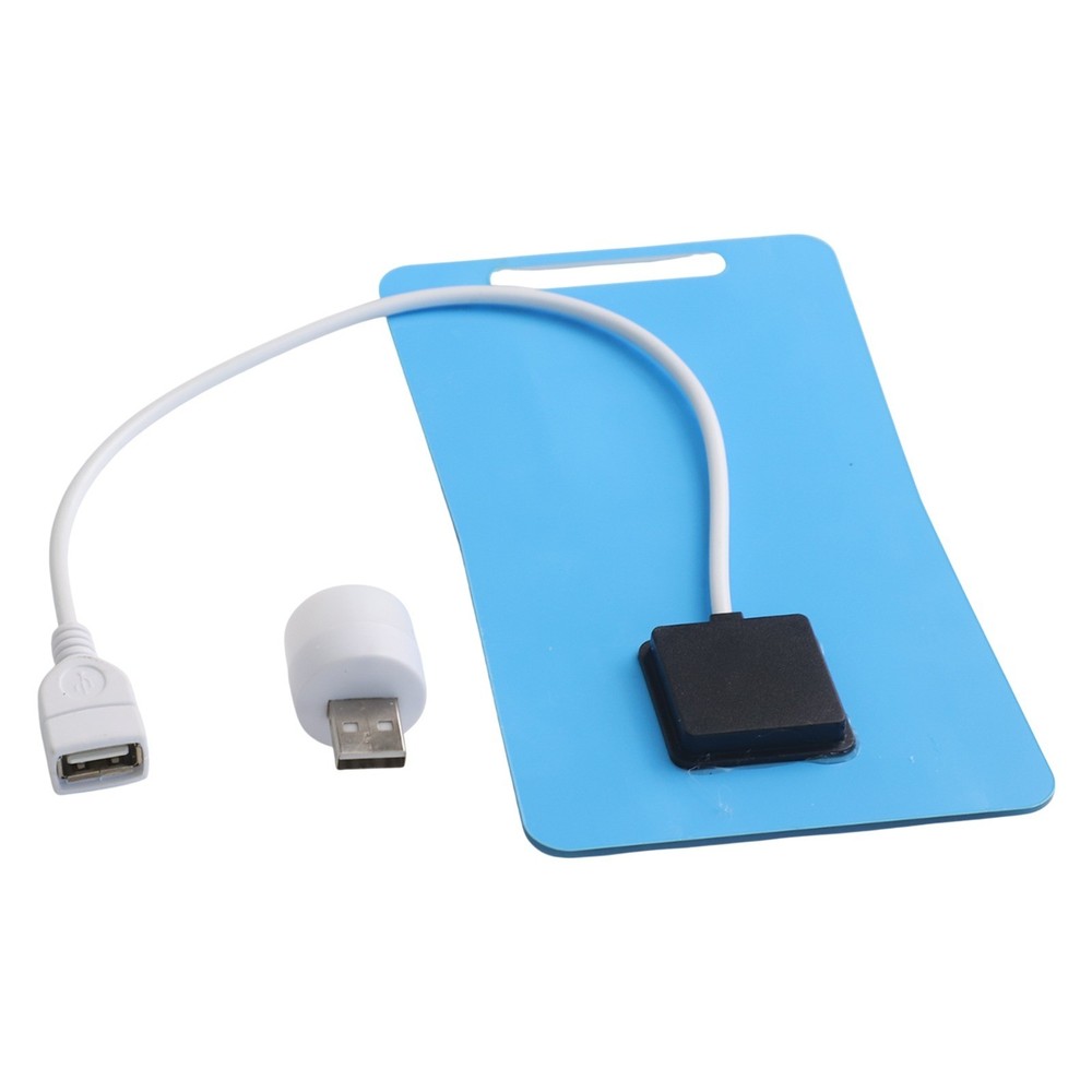 Portable Outdoor Solar Panel Charger Efficiently Powers Mobile Devices Anywhere