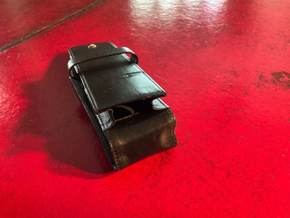 Montblanc 2 Pens Black OEM Leather Case Pouch