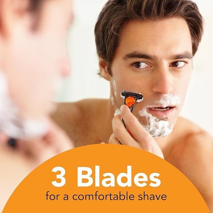 BIC Comfort 3 Refillable Three-Blade Disposable Razors for Men
