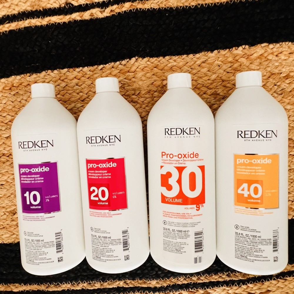 Redken Pro-Oxide Cream Developers (10, 20, 30), 1000ml/ Choose Your Volume #