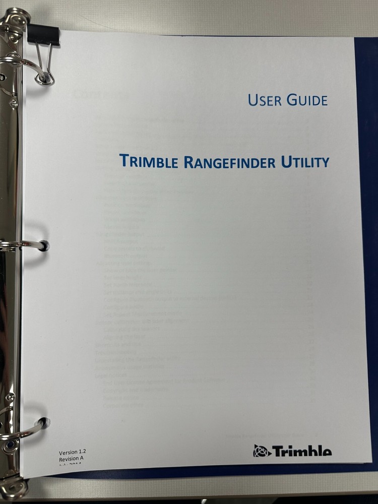 Trimble Geo 7X Handheld with Rangefinder