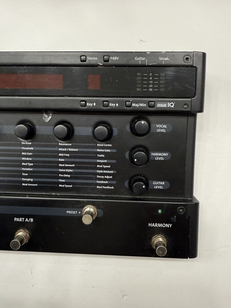 Digitech Vocalist Live 5 Harmony Multi Vocal Effect Processor Pedal + PSU