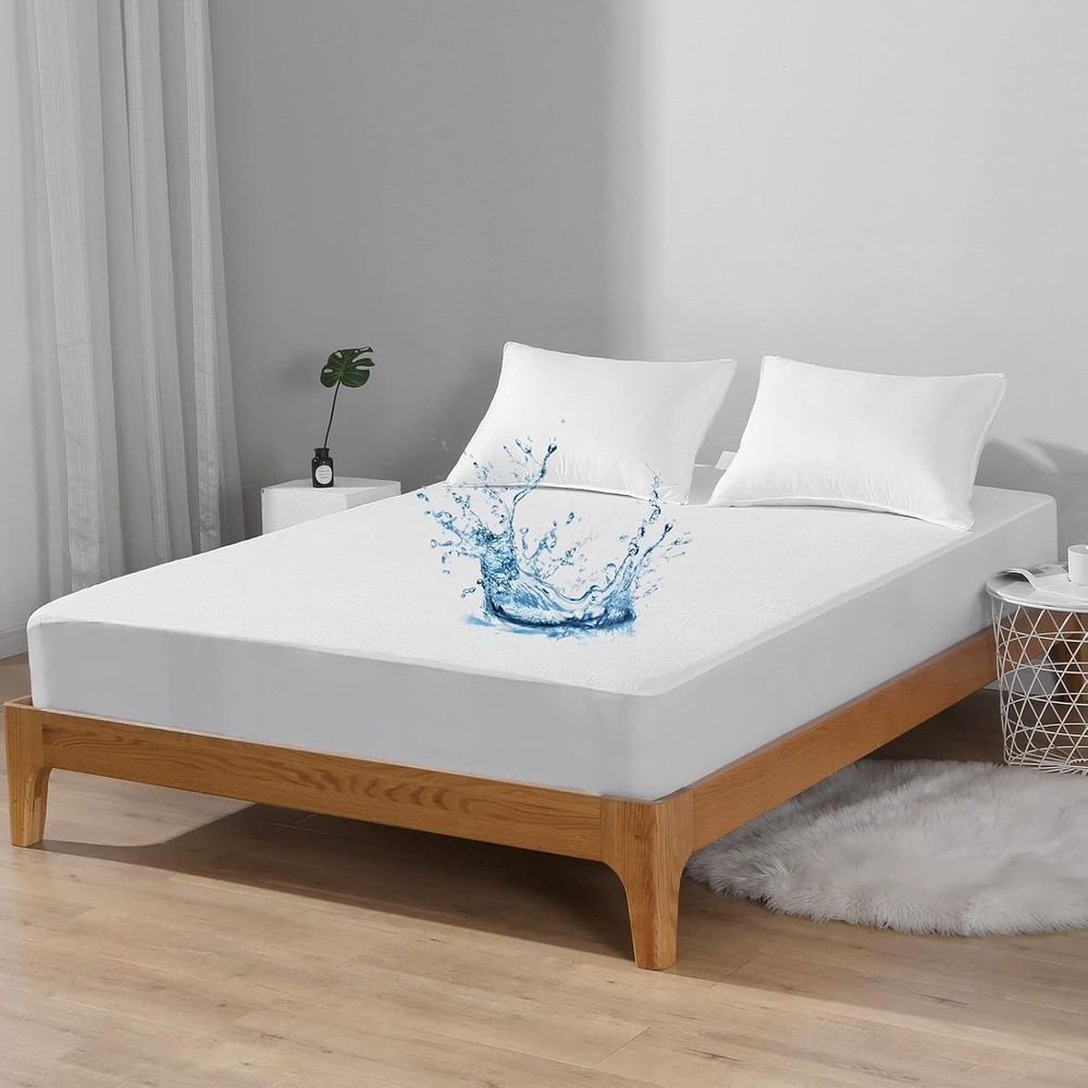 Queen Waterproof Mattress Protector,Pee & Liquid Proof Cover Pets