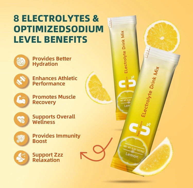 Oral Hydration 30 Pack Lemonade Flavor