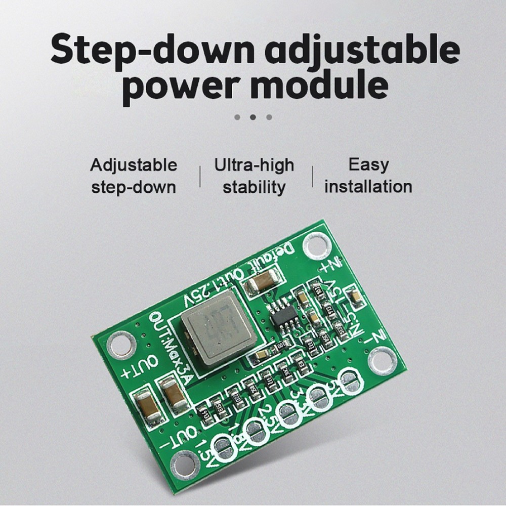 1.25V 1.5 2.5 3.3 5V Output 5-16V Input Step-Down Power Supply Adjustable Module