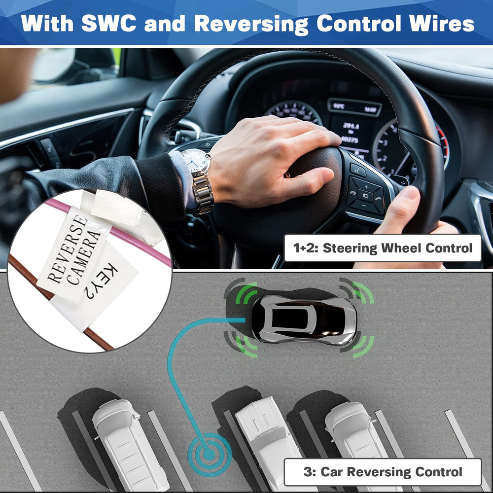 Android Radio Wiring Harness Adapter Replacement for Select Android Car Stereo 1