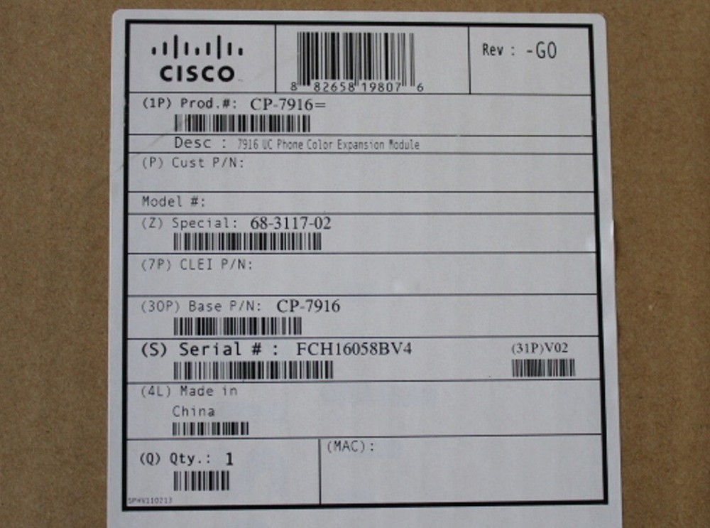 Cisco 7916 IP Phone Expansion Module (CP-7916=) New