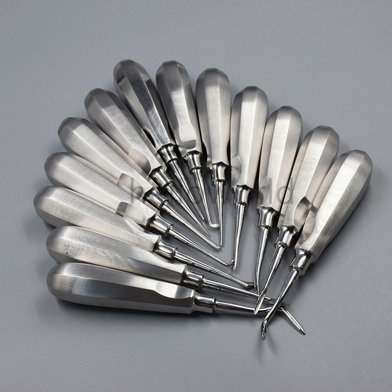 Dental  Extraction Elevators Luxation Apical Root Tip Elevator Kit 13 Pcs/set