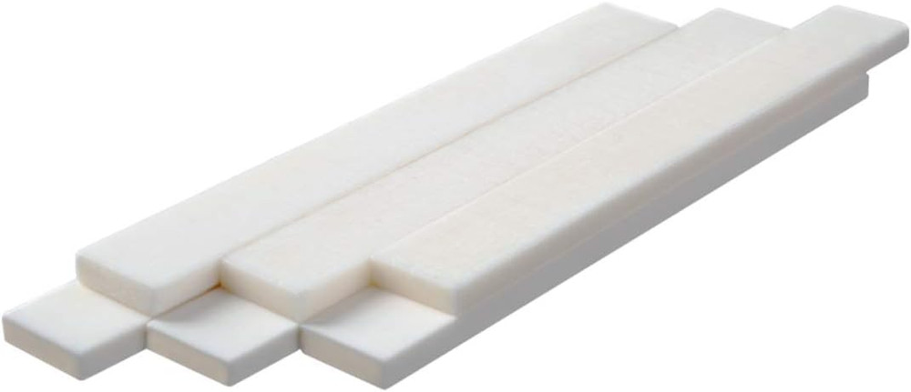 10Pc 80*3*10mm White Bone Guitar String Bridge Saddle For Acoustic Classical HOT