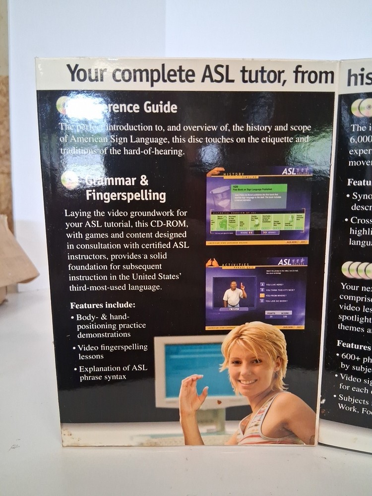American Sign Language Deluxe Edition Instant Immersion 8-CD ROM