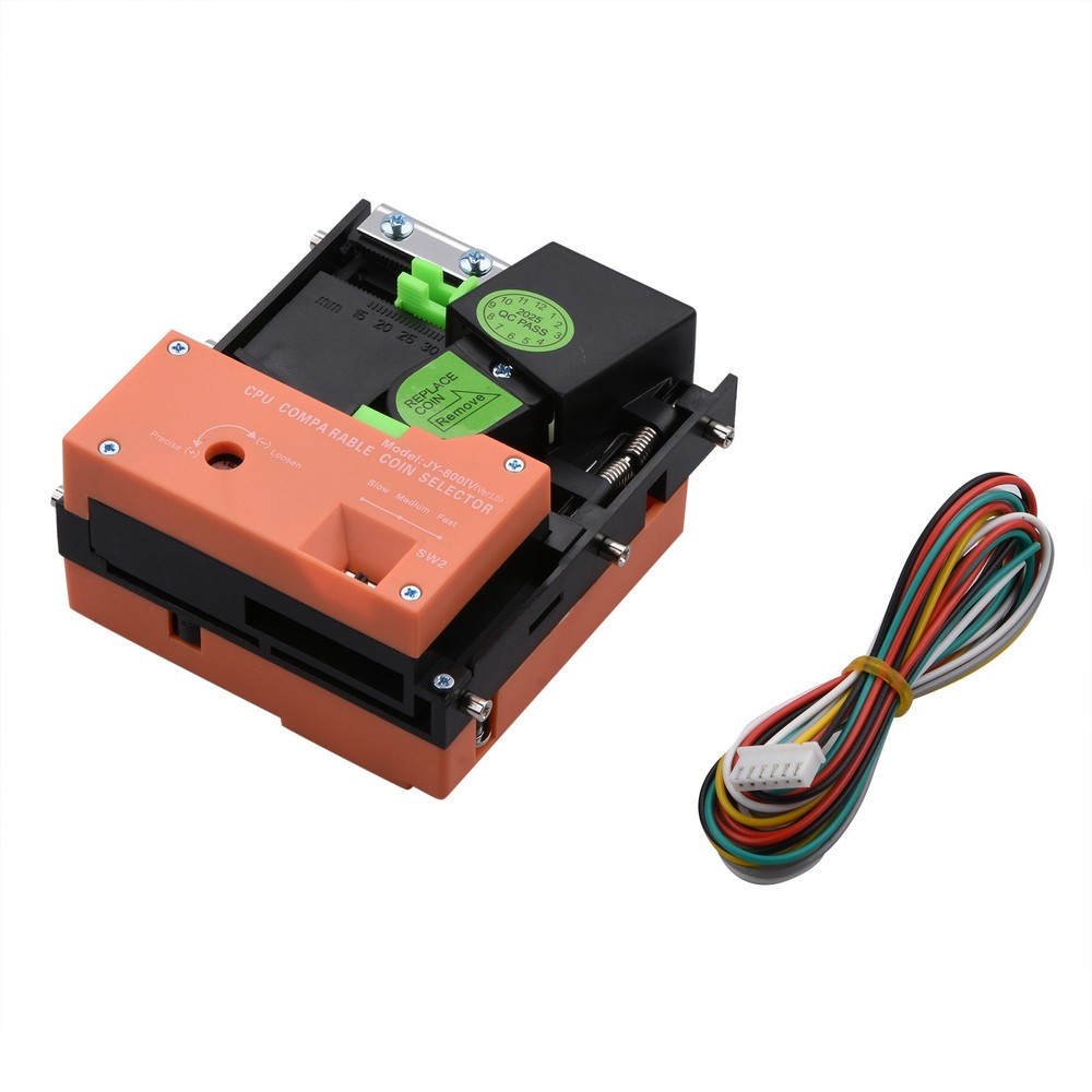 JY-800 CPU Comparable Coin Selector Arcade Token Acceptor For Mechanism Vender