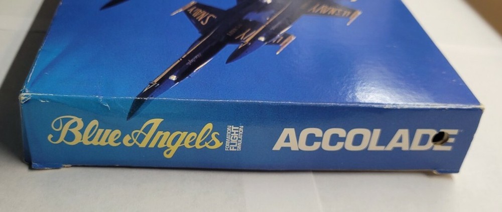 Blue Angels Formation Flight Simulation (PC, 1989, 3.5" Floppy Disc)
